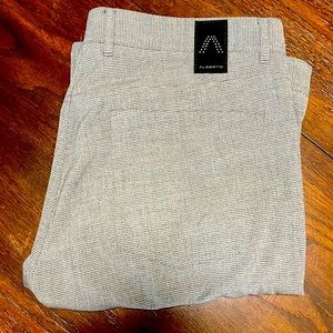 Mens 35x34 Grey Modern Fit Alberto dress pants.